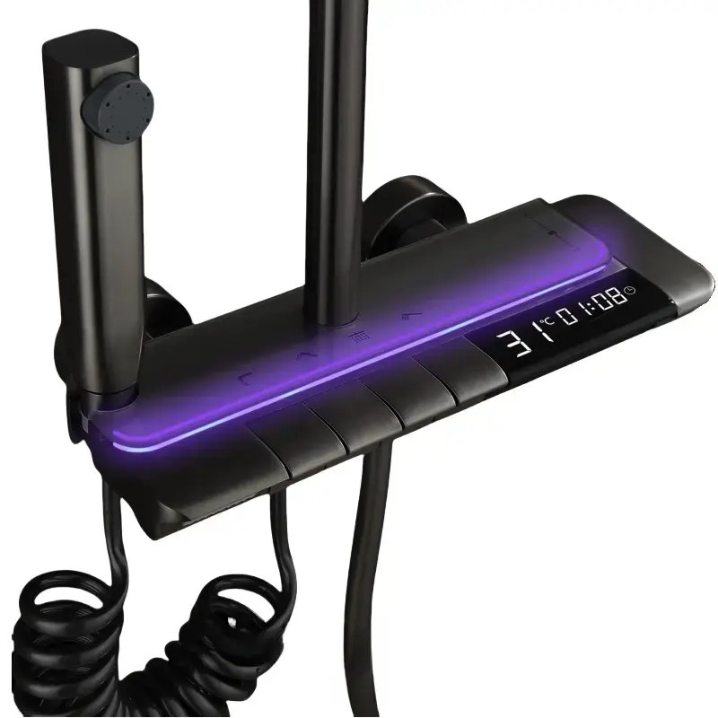 Digital Display Smart Shower System